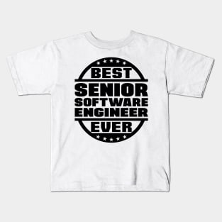 Best Senior Software Engineer Kids T-Shirt